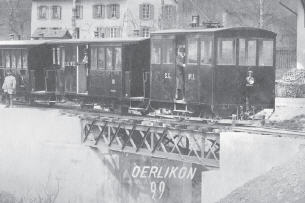 "Elektrische Zugskomposition", Ergolzbrücke 1891